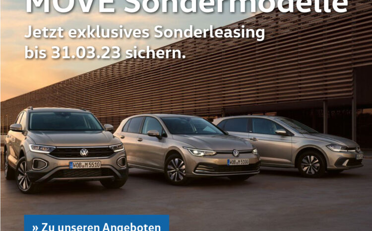  Die neuen MOVE Sondermodelle