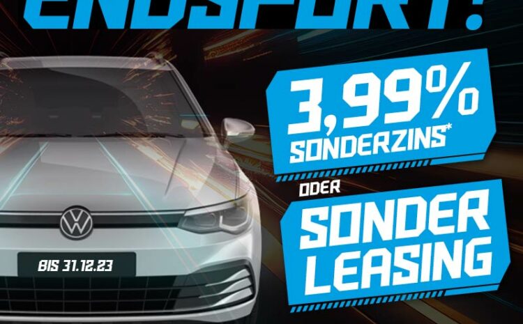  3,99% Sonderfinanzierung