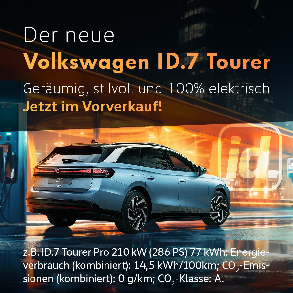 Bilder der Landingpage Logos + Fahrzeugbilder Der neue ID.7 Tourer Autohaus Rappold