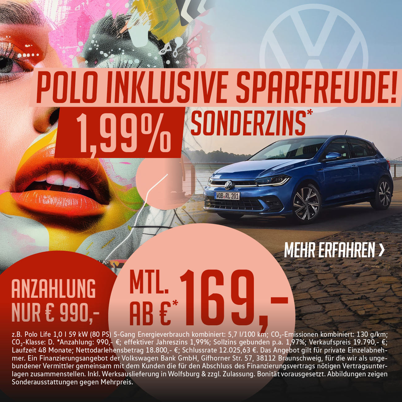 VW Polo 1,99 Sonderleasing Autohaus Rappold