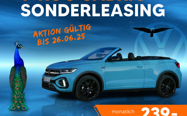  T-Roc Cabrio Sonderleasing