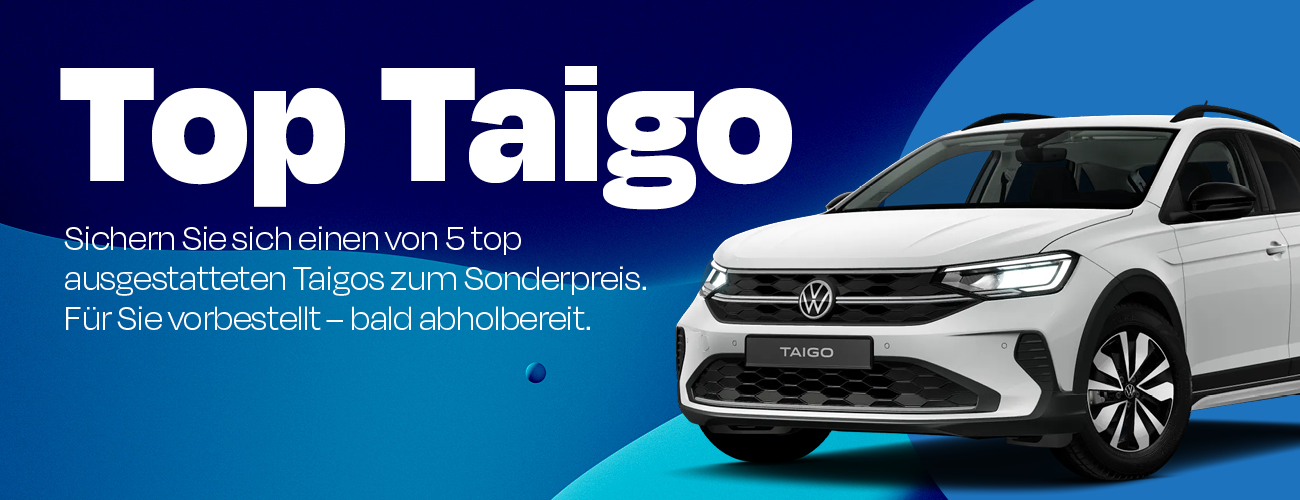 HEADER DESKTOP VW Taigo 5x Hauseigene Sondermodelle